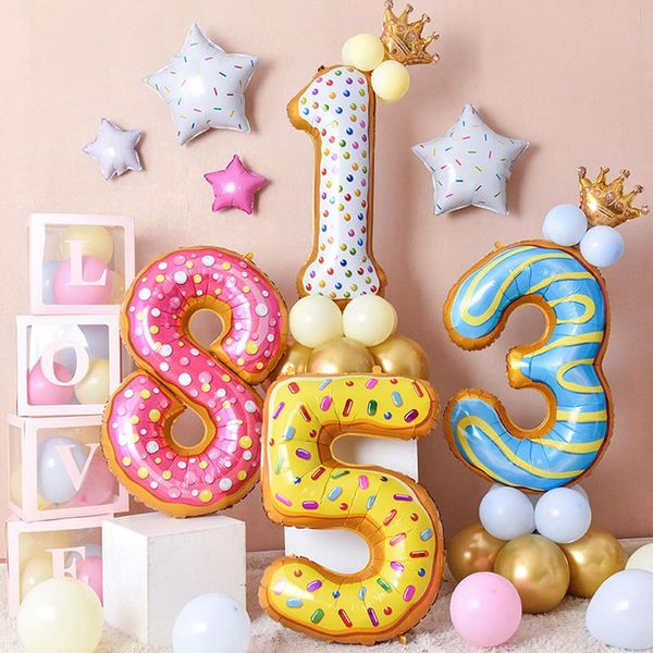 party decoration 42inch donuts number balloons kids birthday aluminum foil balloon donut baby shower supplies
party decoration 42inch donuts number balloons kids birthday aluminum foil balloon donut baby shower supplies