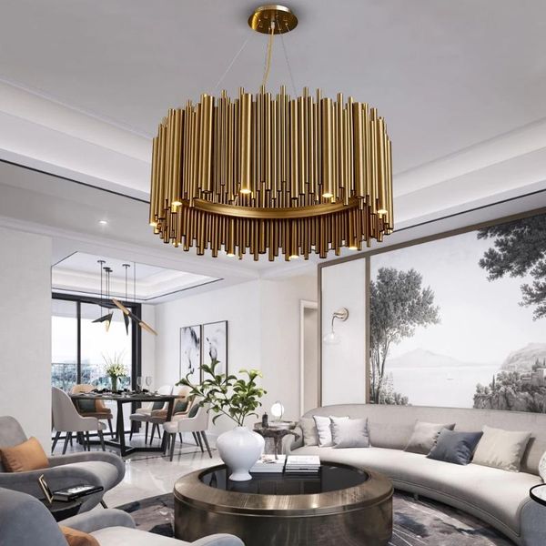 chandeliers luxury gold chandelier for living room modern led home decor hanging lamp stainless steel round creative design indoor lighting
chandeliers luxury gold chandelier for living room modern led home decor hanging lamp stainless steel round creative design indoor lighting
