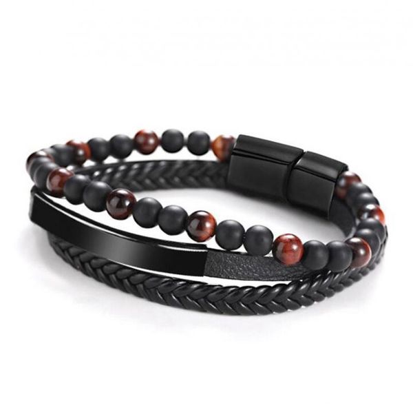 tennis men's fashion rest multilayer leather bracelet magnetic convenient buckle gift, Golden;silver
tennis men's fashion rest multilayer leather bracelet magnetic convenient buckle gift, Golden;silver