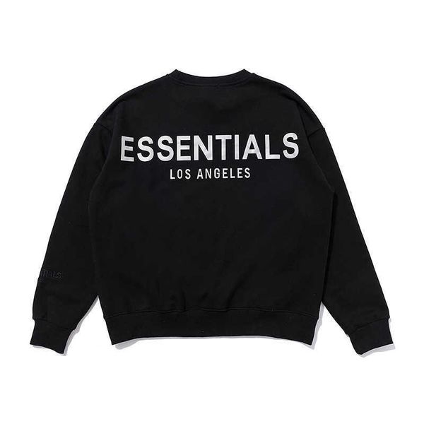chao brand fog feel of god essentials reflective round neck long sleeve sweateratu9, Black
chao brand fog feel of god essentials reflective round neck long sleeve sweateratu9, Black