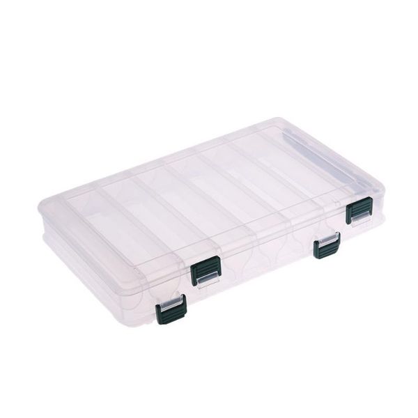 double sided 14 compartments plastic fishing lure tackle box case accessories
double sided 14 compartments plastic fishing lure tackle box case accessories