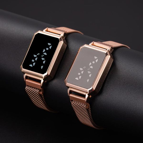 wristwatches touch screen cool dial women's digital electronic wrist watch gold watches for women men female montre homme relogio, Slivery;brown
wristwatches touch screen cool dial women's digital electronic wrist watch gold watches for women men female montre homme relogio, Slivery;brown