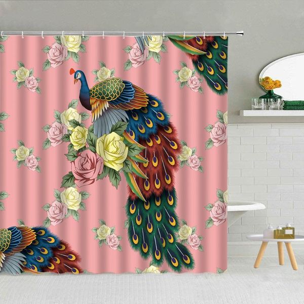 shower curtains chinese peacocks bird feather flower pink background curtain rose phoenix colorful bathroom decor waterproof
shower curtains chinese peacocks bird feather flower pink background curtain rose phoenix colorful bathroom decor waterproof