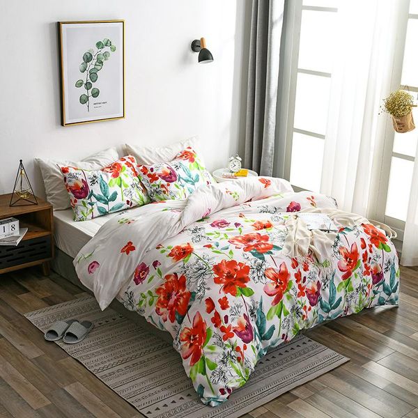 bedding sets nordic flower style simple bedclothes quilt cover with pillow case 220x240 single double twin full king size
bedding sets nordic flower style simple bedclothes quilt cover with pillow case 220x240 single double twin full king size