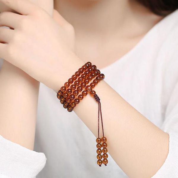 beaded, strands natural baltic amber elastic bracelet men women 108 bead mala amulet bracelets sweater chain honey wax beads beaded bangles, Black 
beaded, strands natural baltic amber elastic bracelet men women 108 bead mala amulet bracelets sweater chain honey wax beads beaded bangles, Black