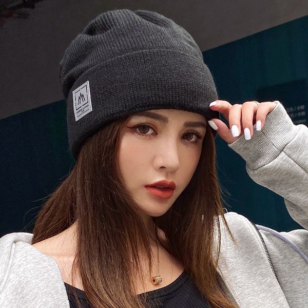hat girl autumn winter knitting ear protection wool warm designer fashion versatile cycling cap, Blue;gray
hat girl autumn winter knitting ear protection wool warm designer fashion versatile cycling cap, Blue;gray