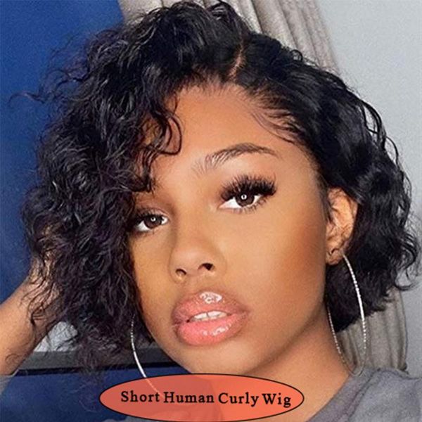 lace wigs human hair short water wave front side part wavy brazilian remy for black women glueless 8 inch, Black;brown
lace wigs human hair short water wave front side part wavy brazilian remy for black women glueless 8 inch, Black;brown