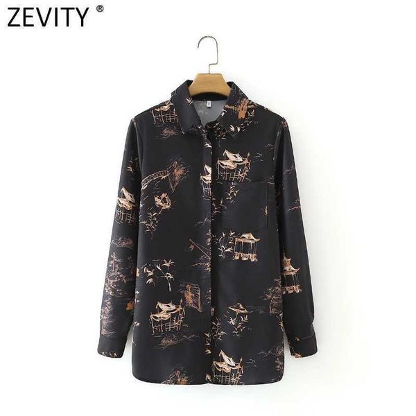 zevity women vintage digital picture print casual breasted shirt female long sleeve blouse roupas chic chemise ls9064 210603, White
zevity women vintage digital picture print casual breasted shirt female long sleeve blouse roupas chic chemise ls9064 210603, White