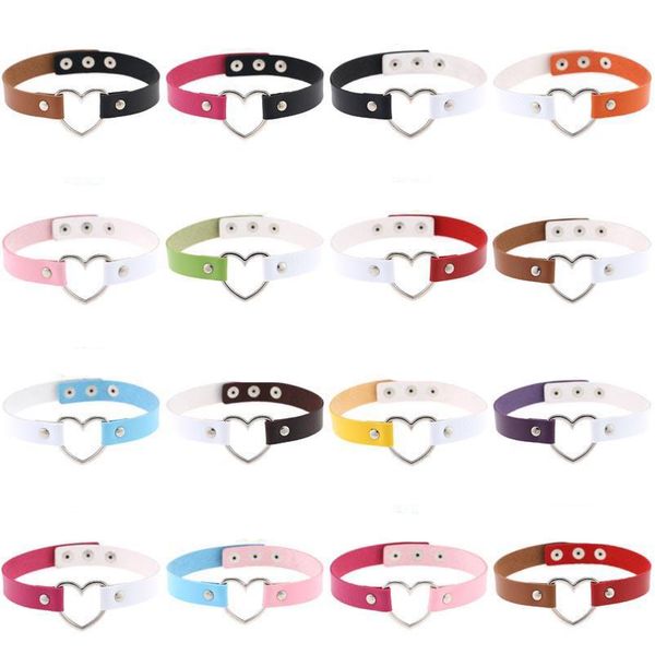 women hollow heart choker necklace leather chokers women necklace collar neck rings fashion jewelry, Golden;silver
women hollow heart choker necklace leather chokers women necklace collar neck rings fashion jewelry, Golden;silver