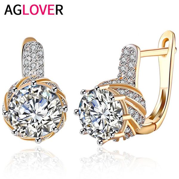 stud aglover zircon 925 sterling silver 16mm fashion luxury round earrings for women charm wedding party birthday jewelry, Golden;silver
stud aglover zircon 925 sterling silver 16mm fashion luxury round earrings for women charm wedding party birthday jewelry, Golden;silver