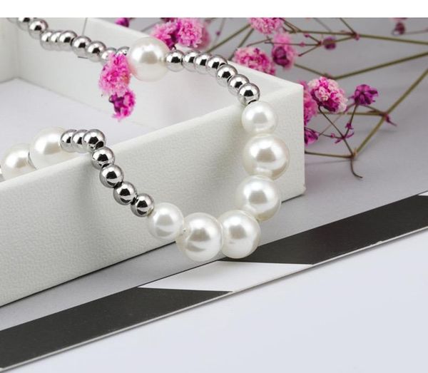 chains elegant white imitation pearl choker necklace big round wedding for women charm fashion jewelry, Silver
chains elegant white imitation pearl choker necklace big round wedding for women charm fashion jewelry, Silver