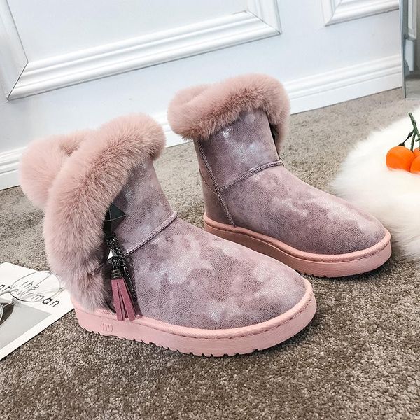 boots 2021 warm snowboots with heavey plush shiny suede and fringe chain for girls' snow 3 colors szie 36-40, Black
boots 2021 warm snowboots with heavey plush shiny suede and fringe chain for girls' snow 3 colors szie 36-40, Black