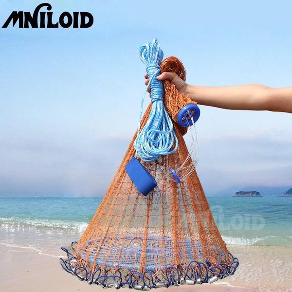 hand cast net diameter 3m-7.2m with sinker american style catch fishing outdoor throw netting accessories
hand cast net diameter 3m-7.2m with sinker american style catch fishing outdoor throw netting accessories