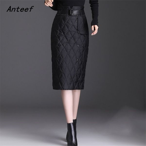 down cotton plus size vintage high waist women clothes autumn winter casual loose midi skirts womens skirt streetwear 210517, Black
down cotton plus size vintage high waist women clothes autumn winter casual loose midi skirts womens skirt streetwear 210517, Black