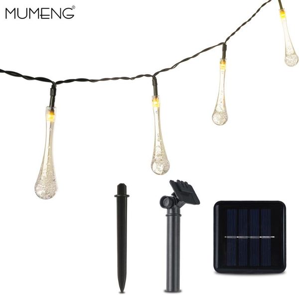 strings mumeng 30 bulb 3m solar string lights water drop light waterproof outdoor holiday wedding xmas party home garland decoration
strings mumeng 30 bulb 3m solar string lights water drop light waterproof outdoor holiday wedding xmas party home garland decoration