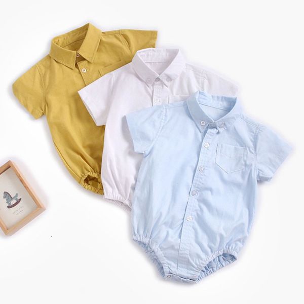 summer baby boy girl short sleeve shirt rompers kids boy girl pure color rompers baby girl newborn rompers clothes, Blue
summer baby boy girl short sleeve shirt rompers kids boy girl pure color rompers baby girl newborn rompers clothes, Blue