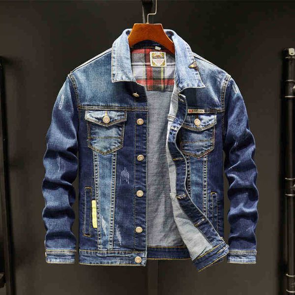 men's jackets jackets autumn blue denim slim large lapel male button casual hip hop washed jacket 8jas, Black;brown
men's jackets jackets autumn blue denim slim large lapel male button casual hip hop washed jacket 8jas, Black;brown