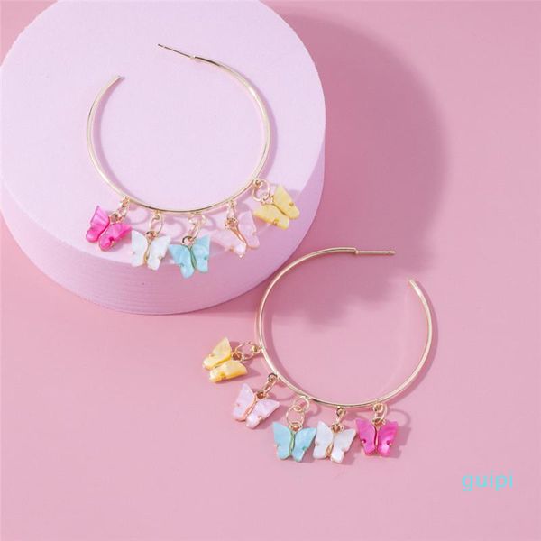 hoop & huggie luokey butterfly ear rings for women acrylic animal sweet color earrings simple aesthetic brinco girls jewelry drop, Golden;silver
hoop & huggie luokey butterfly ear rings for women acrylic animal sweet color earrings simple aesthetic brinco girls jewelry drop, Golden;silver