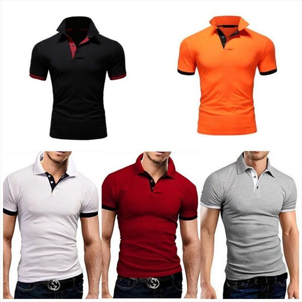 stand collar cotton short sleeve mens polo shirt business casual solid color quick drying multi function fashion, White;black
stand collar cotton short sleeve mens polo shirt business casual solid color quick drying multi function fashion, White;black
