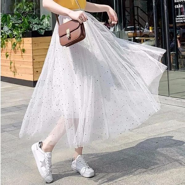 skirts aecu 2021 female stars sequined mesh shiny fairy skirt women elegant bling gauze princess puff womens midi pleated, Black
skirts aecu 2021 female stars sequined mesh shiny fairy skirt women elegant bling gauze princess puff womens midi pleated, Black