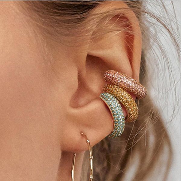 hoop & huggie bohemian crystal ear cuff earring for women multicolor c-shape no pierced small bridal wedding clip jewelry gifts, Golden;silver
hoop & huggie bohemian crystal ear cuff earring for women multicolor c-shape no pierced small bridal wedding clip jewelry gifts, Golden;silver