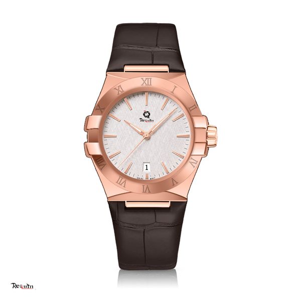 luxury men's quartz watch requin constellation gold stainless steel case sapphire bang white three hands calendar dial bag roman numera, Slivery;brown
luxury men's quartz watch requin constellation gold stainless steel case sapphire bang white three hands calendar dial bag roman numera, Slivery;brown