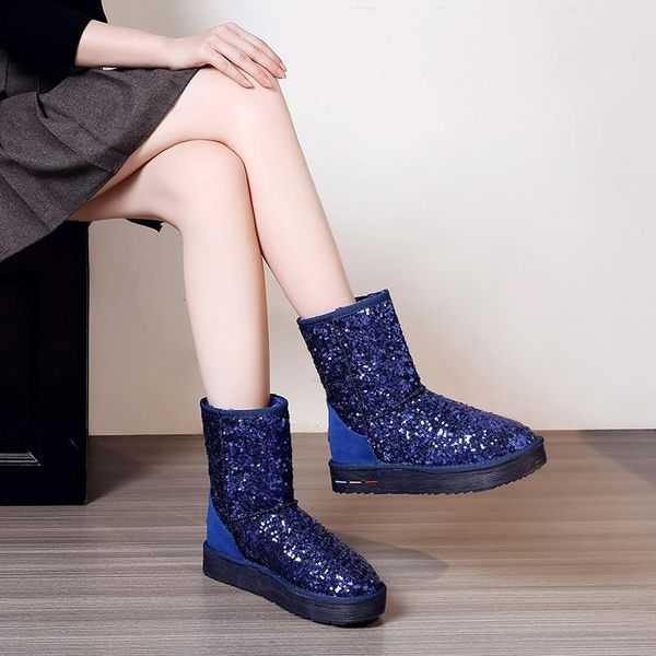 boots women's high snow 2021 winter fashion casual female ladies bling sequined cloth plush warm footware brand designer shoes, Black
boots women's high snow 2021 winter fashion casual female ladies bling sequined cloth plush warm footware brand designer shoes, Black
