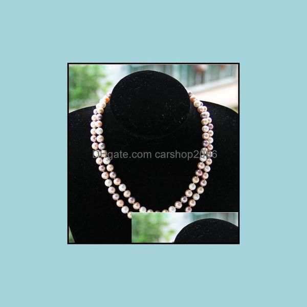 beaded necklaces & pendants jewelry charming mixed color 8-9mm double strand south sea natural pearl necklace 18 inch 19inch s925 sier drop, Silver
beaded necklaces & pendants jewelry charming mixed color 8-9mm double strand south sea natural pearl necklace 18 inch 19inch s925 sier drop, Silver