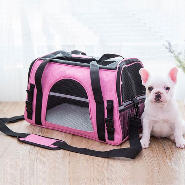 dog car seat covers fashion pet cat handag with fluorescent strips portable shoulder bag outdoor travel breathable pets carrying cage suppli
dog car seat covers fashion pet cat handag with fluorescent strips portable shoulder bag outdoor travel breathable pets carrying cage suppli