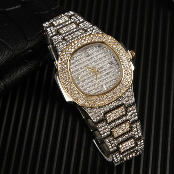 designer watch brand table luxury es hip hop studded with diamond hiphop rap stainless steel strap street trendsetter jewelry, Slivery;brown
designer watch brand table luxury es hip hop studded with diamond hiphop rap stainless steel strap street trendsetter jewelry, Slivery;brown