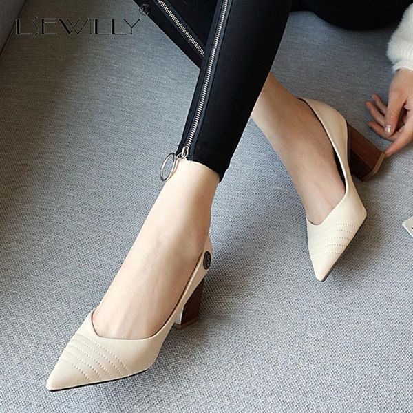 lsewilly women heels shoes pumps fashion spring thick high single brand ladies wedding pointed plus size 43 dress, Black
lsewilly women heels shoes pumps fashion spring thick high single brand ladies wedding pointed plus size 43 dress, Black