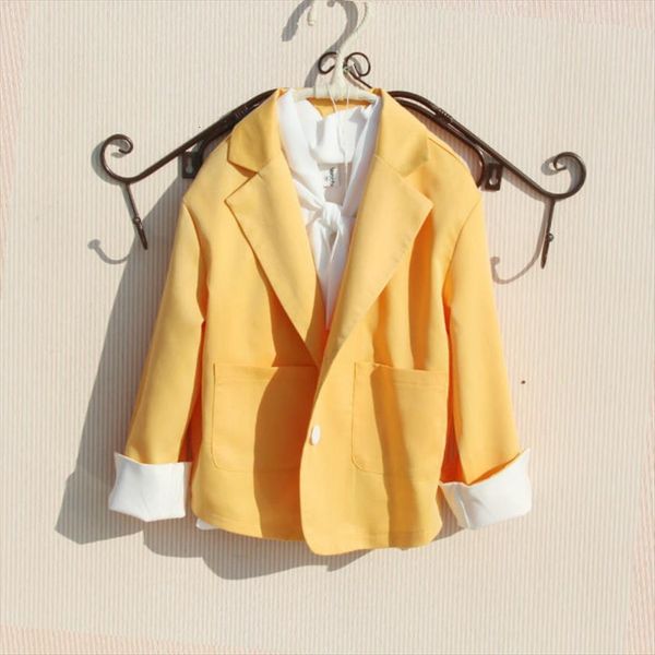 spring girls blazer children clothes kids jacket for cotton casual suit outerwear coat, Black
spring girls blazer children clothes kids jacket for cotton casual suit outerwear coat, Black