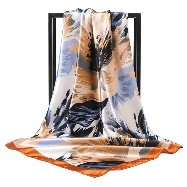 scarves 2021 fashion silk square scarf for women hair band soft neckerchief vintage hijab flower print headscarf female pashmina bandana, Blue;gray
scarves 2021 fashion silk square scarf for women hair band soft neckerchief vintage hijab flower print headscarf female pashmina bandana, Blue;gray