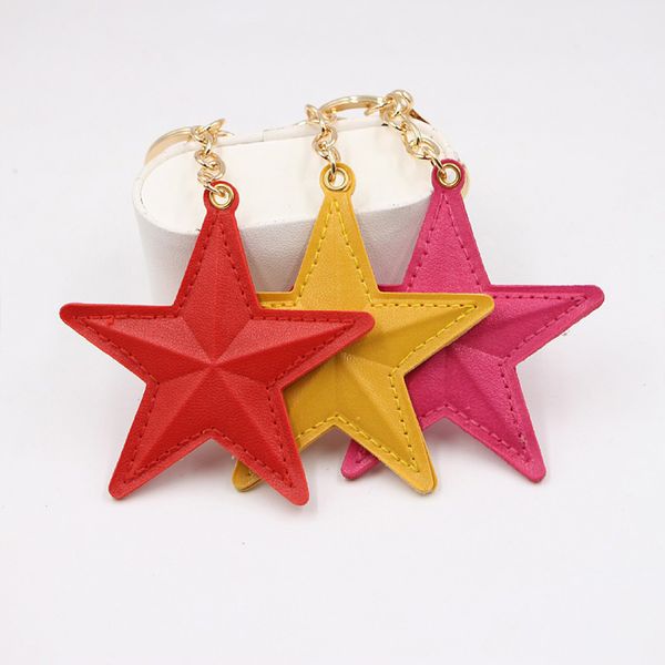 pu leather creative star shape keychains five-pointed charm bag pendant hanging ornaments keyring for women girl gift accessarie, Silver
pu leather creative star shape keychains five-pointed charm bag pendant hanging ornaments keyring for women girl gift accessarie, Silver
