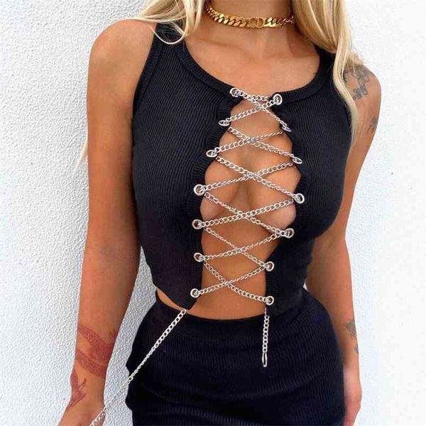 women summer elasticity slim blouses shirts sleeveless o-neck bandage female fashion street tunic blusas 210513, White
women summer elasticity slim blouses shirts sleeveless o-neck bandage female fashion street tunic blusas 210513, White