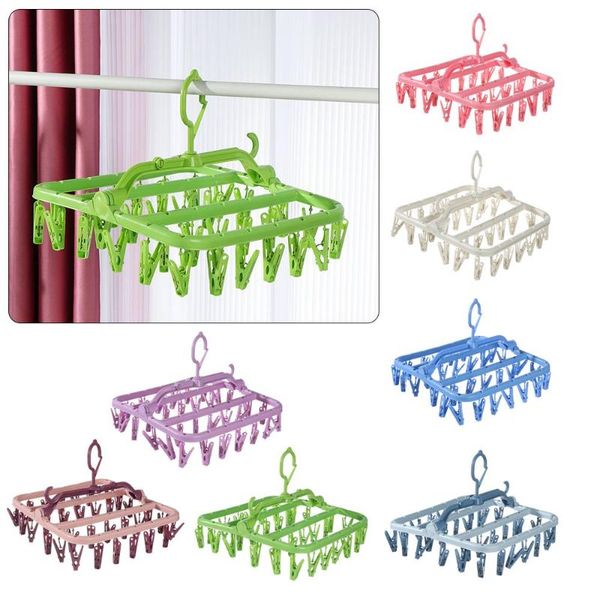 hangers & racks 32pegs windproof underwear clothespin pants hanging rack laundry holder washing line airers clothes drying organizer
hangers & racks 32pegs windproof underwear clothespin pants hanging rack laundry holder washing line airers clothes drying organizer