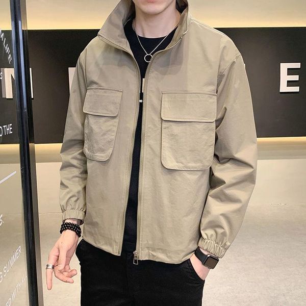 men's jackets jacket the men coat windbreaker solid color stylish work streetwear leisure, Black;brown
men's jackets jacket the men coat windbreaker solid color stylish work streetwear leisure, Black;brown