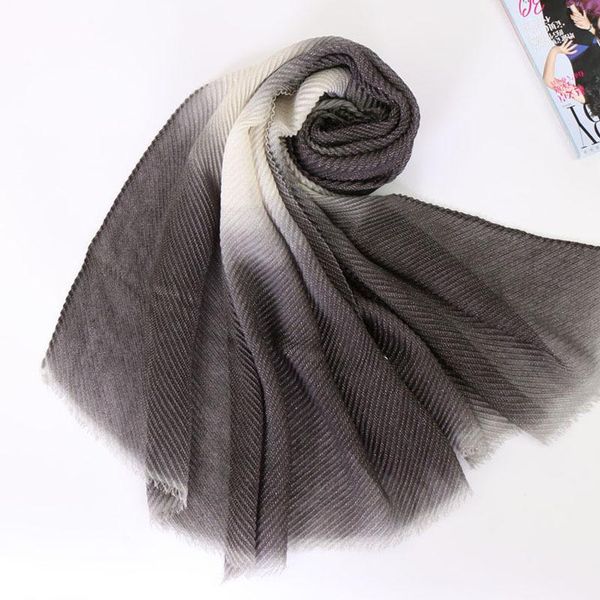 scarves autumn and winter crushed gold silk color matching scarf hair edging women's long, Blue;gray
scarves autumn and winter crushed gold silk color matching scarf hair edging women's long, Blue;gray