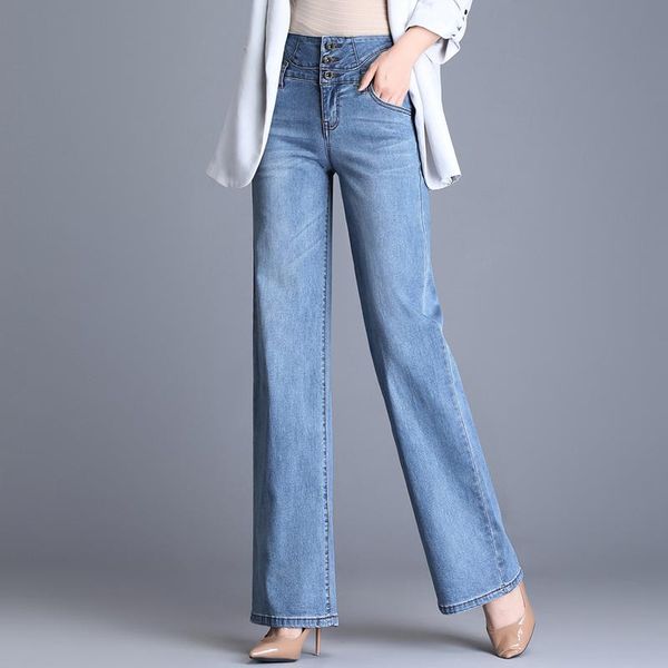 fashion autumn spring wide leg pants for women plus size high waist jeans denim casual capris female blue 3 colour sy52007 women's
fashion autumn spring wide leg pants for women plus size high waist jeans denim casual capris female blue 3 colour sy52007 women's
