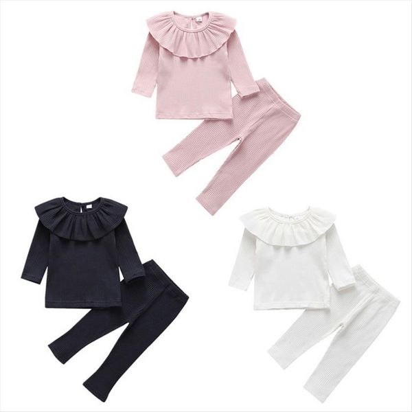 0 3years toddler baby girl clothes knitted ruffle t shirt leggings pants outfits, White
0 3years toddler baby girl clothes knitted ruffle t shirt leggings pants outfits, White