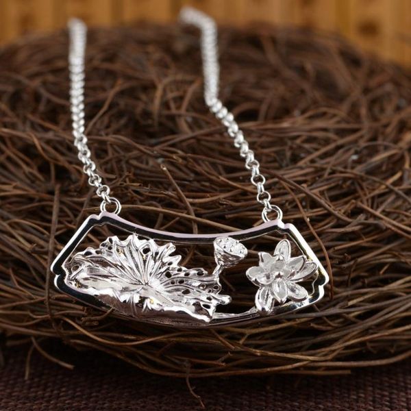 pendant necklaces 925 sterling silver lotus flower necklace for women /ladies chain fine jewelry gift girlfriend
pendant necklaces 925 sterling silver lotus flower necklace for women /ladies chain fine jewelry gift girlfriend