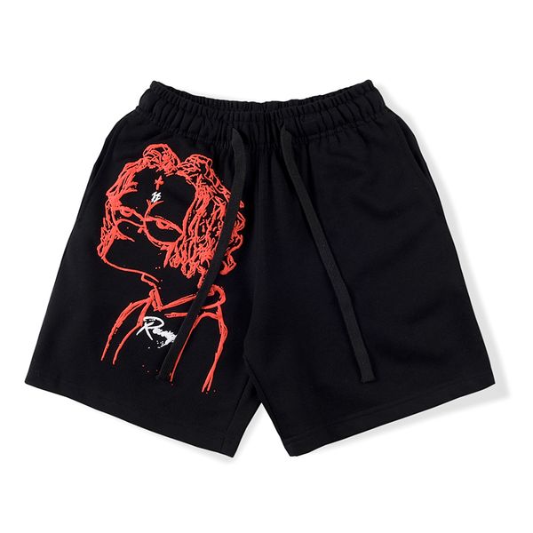 black shorts jogger men 1 quality fleece print running baggy skateboard beach short pants, White;black
black shorts jogger men 1 quality fleece print running baggy skateboard beach short pants, White;black