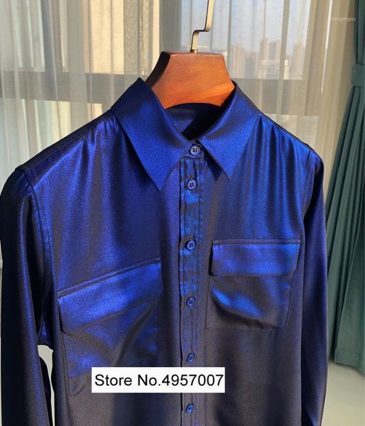 elfbop ladies shine silk long sleeve blouse shirt - women/female lapel casual blue fashion women's blouses & shirts, White
elfbop ladies shine silk long sleeve blouse shirt - women/female lapel casual blue fashion women's blouses & shirts, White