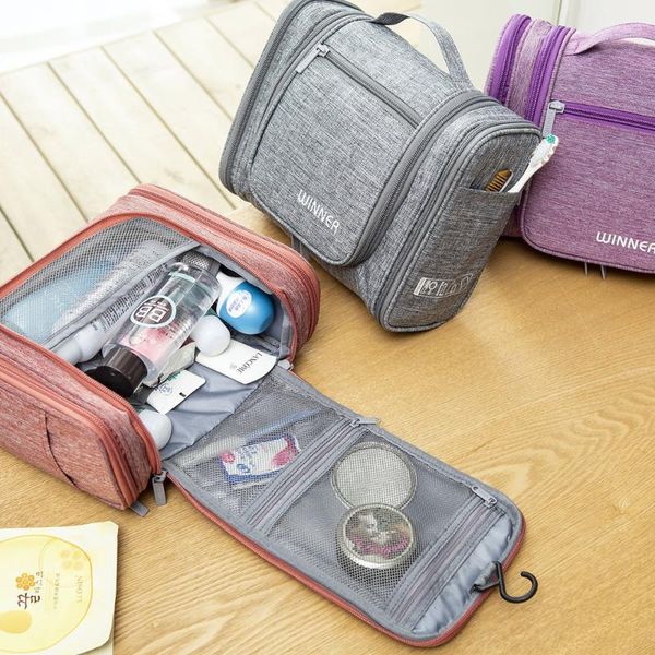 washable women toiletry bag makeup organizer cosmetics storage dopp kit for travel cosmetic bags & cases
washable women toiletry bag makeup organizer cosmetics storage dopp kit for travel cosmetic bags & cases