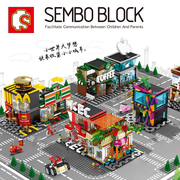 sembo blocks city mini street store shops sest house model coffee building restaurant creator architecture super market
sembo blocks city mini street store shops sest house model coffee building restaurant creator architecture super market