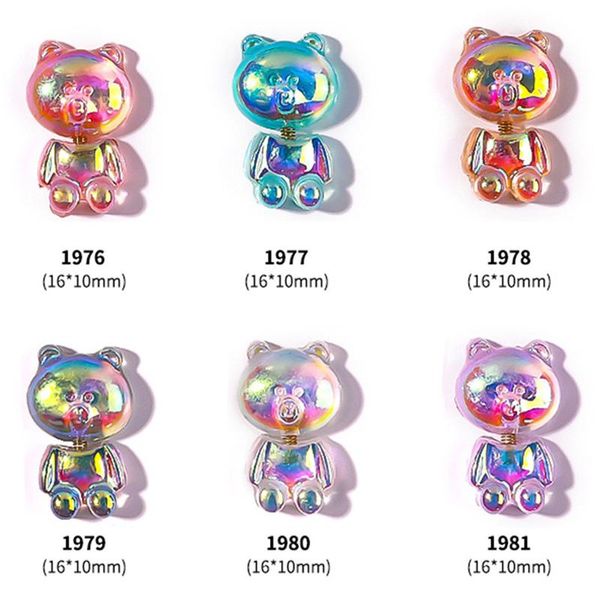 nail art decorations 3pcs aurora bear 3d shiny jelly ornaments manicure cute accessories for diy uv gel, Silver;gold
nail art decorations 3pcs aurora bear 3d shiny jelly ornaments manicure cute accessories for diy uv gel, Silver;gold