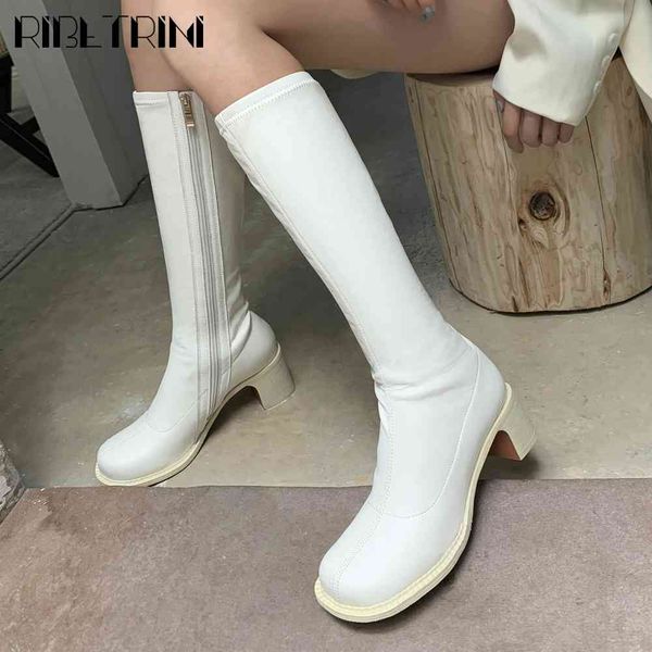 boots classic retro round toe fashion mid calf female high heels zipper shoes women ins sewing boots, Black
boots classic retro round toe fashion mid calf female high heels zipper shoes women ins sewing boots, Black