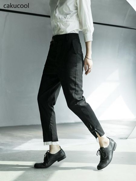 women's pants & capris cakucool 2021 summer korean fashion high waist multi-buckle decorative casual were thin linen, Black;white
women's pants & capris cakucool 2021 summer korean fashion high waist multi-buckle decorative casual were thin linen, Black;white