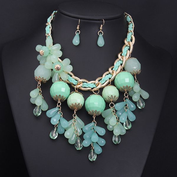 spring and summer flower pendant multi-layer short necklace woven women's fashion exaggerated accessories, Silver
spring and summer flower pendant multi-layer short necklace woven women's fashion exaggerated accessories, Silver