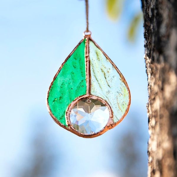 garden decorations tear drop shaped stained glass suncatcher rainbow maker window hanging ornament pendant decoration for home car charm
garden decorations tear drop shaped stained glass suncatcher rainbow maker window hanging ornament pendant decoration for home car charm